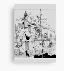 la magie noire Canvas Print