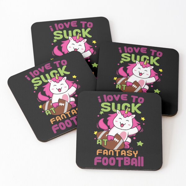 Item preview, I Love To Suck Funny Fantasy Football Unicorn Draft Party Essential T-Shirt designed and sold by yeseniaval.
