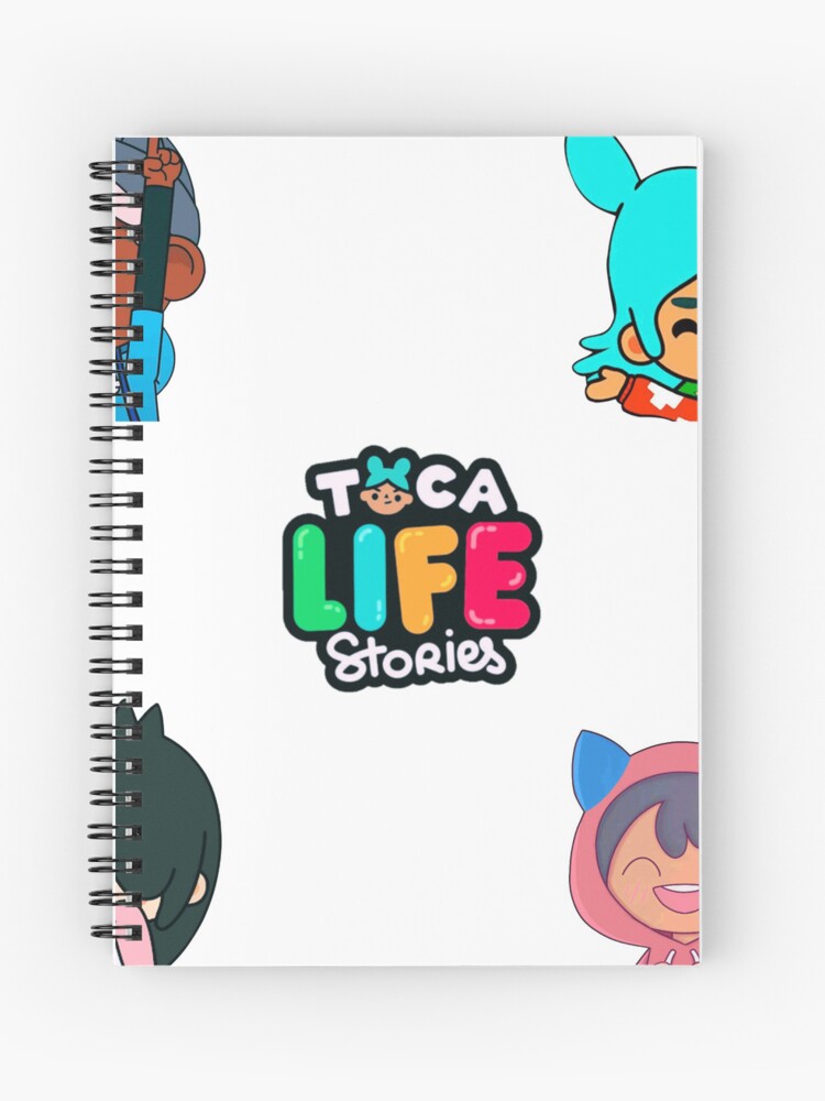 toca life box - toca boca cute | Spiral Notebook