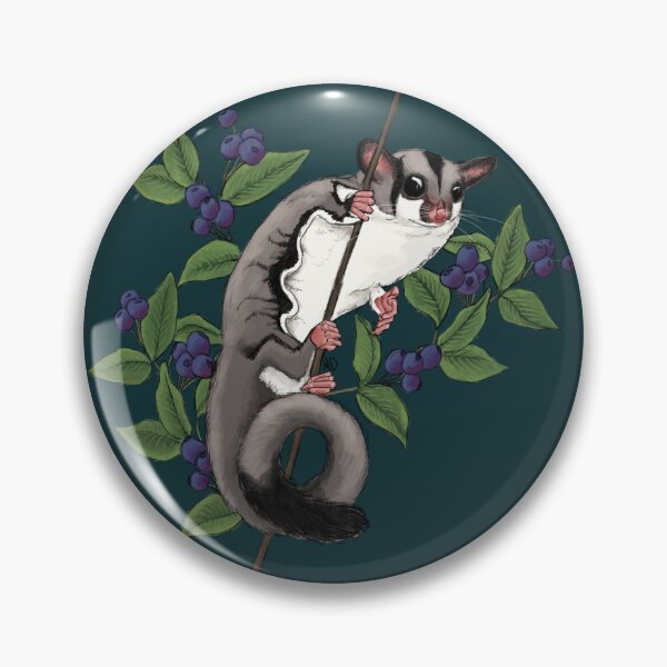 Item preview, Sugar Glider with Blueberries designed and sold by MadiD.