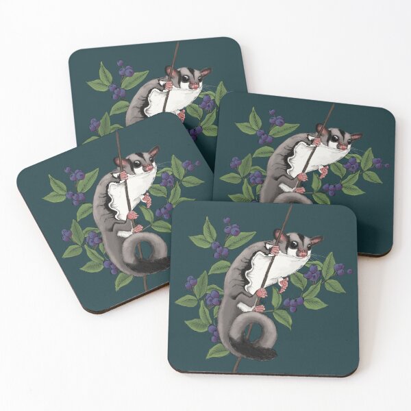 Item preview, Sugar Glider with Blueberries designed and sold by MadiD.