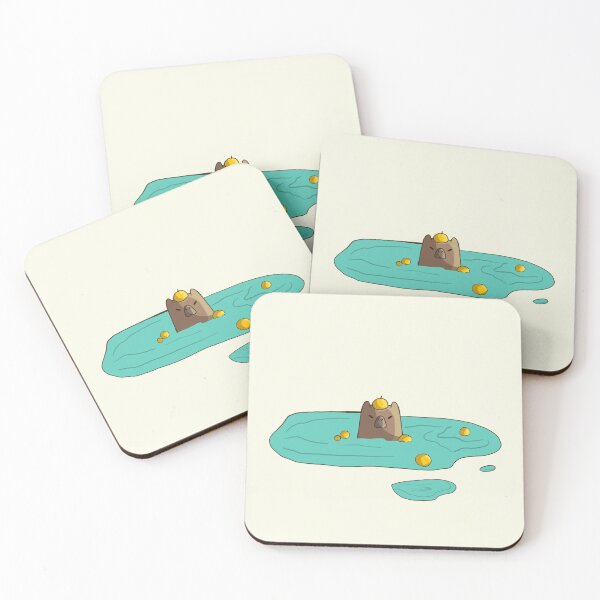 Item preview, capybara bath  designed and sold by Kewd.