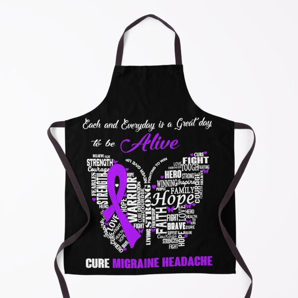 Item preview, Butterfly Ribbon Cure Migraine Headache Awareness designed and sold by Tadmab.