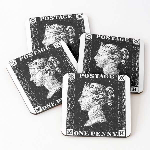 Item preview, Penny black postage stamp designed and sold by clients.
