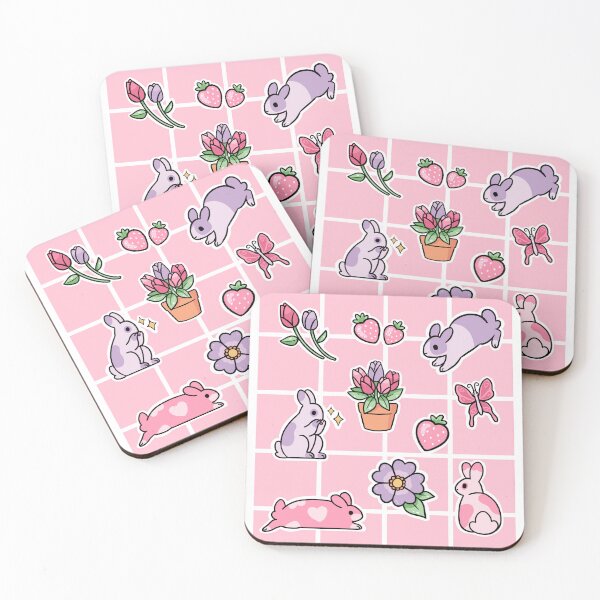 Item preview, pink bunny garden designed and sold by Nicolle  A.