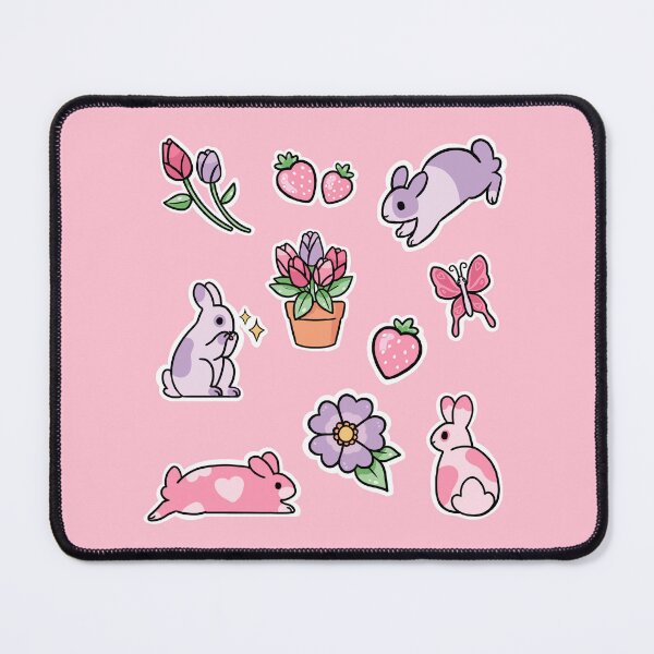 Item preview, pink bunny garden designed and sold by Nicolle  A.