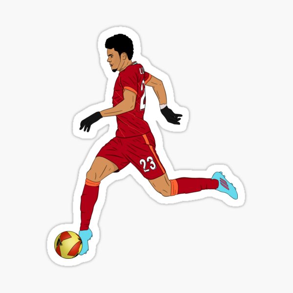 illustration of Luis Diaz for Liverpool FC : r/AdobeIllustrator