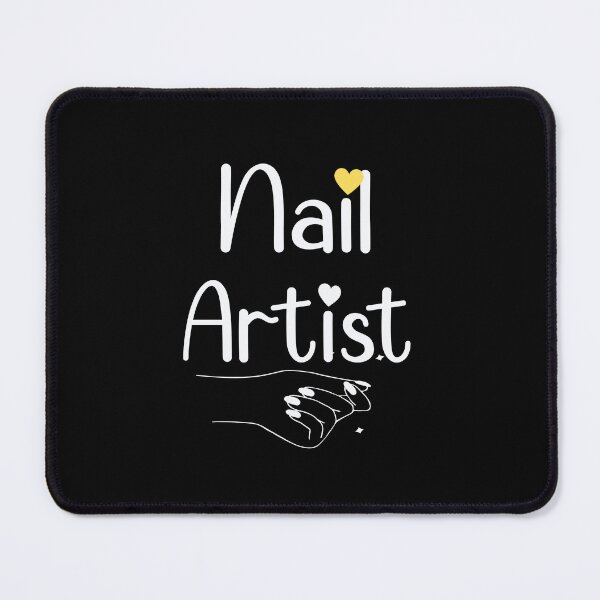 Item preview, Nails Shape Nail Artist Nails Artists Aprons Text Nail Salon Gifts Idea For Womens designed and sold by Dr.YesOrNo.