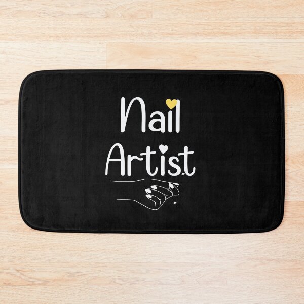 Item preview, Nails Shape Nail Artist Nails Artists Aprons Text Nail Salon Gifts Idea For Womens designed and sold by Dr.YesOrNo.