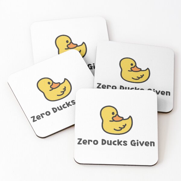 Item preview, Zero Ducks Given Funny Design designed and sold by Back To The 80s.