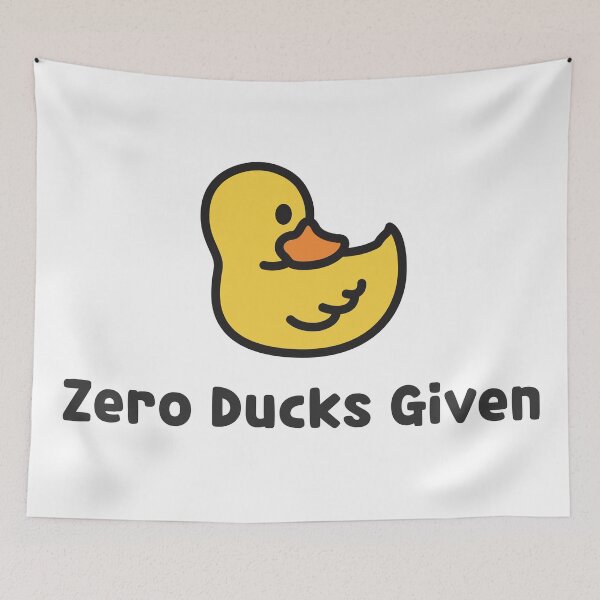Item preview, Zero Ducks Given Funny Design designed and sold by Back To The 80s.