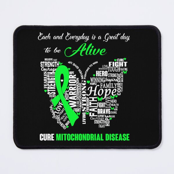 Item preview, Butterfly Ribbon Cure Mitochondrial Disease Awareness designed and sold by Tadmab.