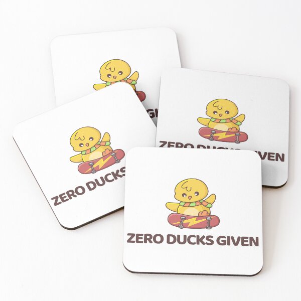 Item preview, Zero Ducks Given Funny Design designed and sold by Back To The 80s.
