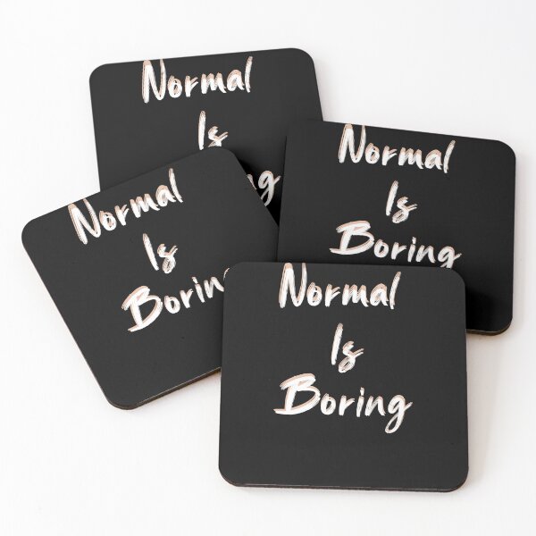 Item preview, Normal Is So Boring,Funny t shirt,not normal shirt, be different, minimalist shirt,normal is boring Caps, extraordinary shirt, be yourself, equality shirt designed and sold by zeyuss.