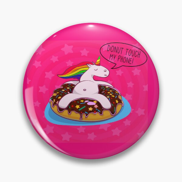 Item preview, Donut Touch My Phone Unicorn designed and sold by TheBigShop1.