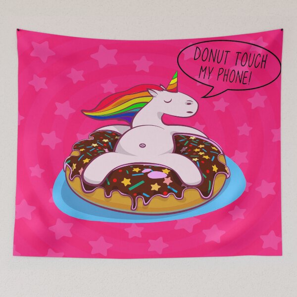Item preview, Donut Touch My Phone Unicorn designed and sold by TheBigShop1.