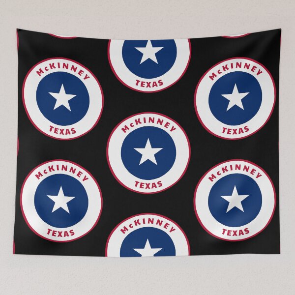 Item preview, McKinney Texas Lone Star Flag State Badge Roundlet TX Pride designed and sold by palmettodigital.