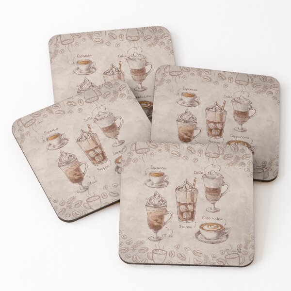 Item preview, Coffee Types designed and sold by ViTee Design.