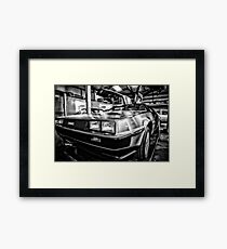 back to the garage Framed Print