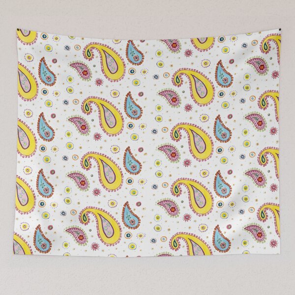Item preview, yellow and blue cashmere designed and sold by Zamen.