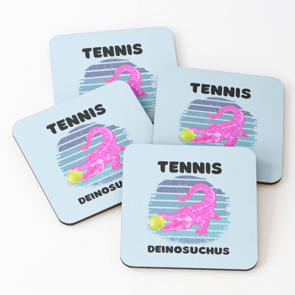 Item preview, Tennis Dinosaur- Deinosuchus Modern Alligator designed and sold by BronikowskiART.
