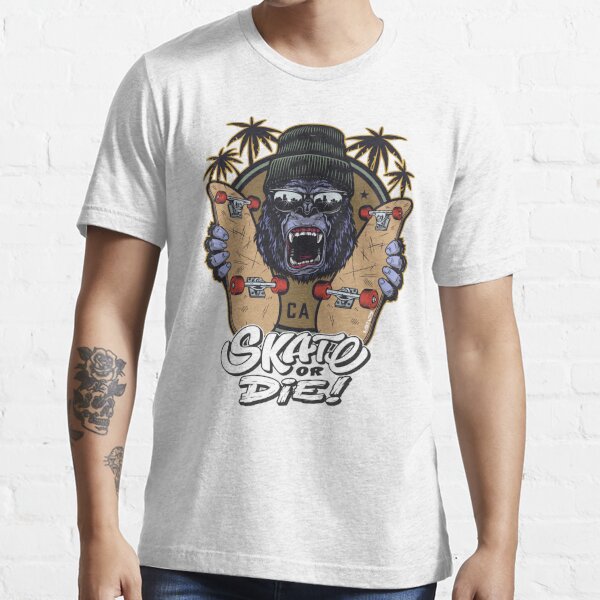 Monkey on a skateboard' Men's Premium T-Shirt
