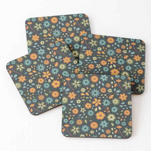 Item preview, Vintage Floral - Muted Jewels designed and sold by Christine Weenk.