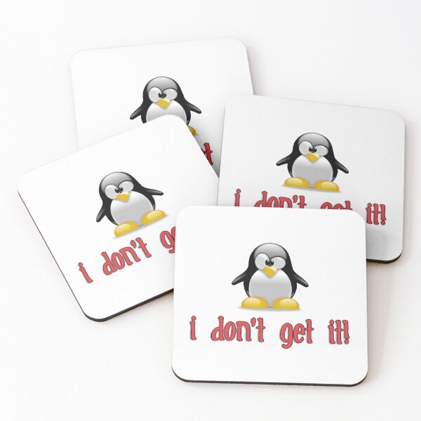 Item preview, I DON'T GET IT Cute Penguin Design designed and sold by Amazing Arts Designs.