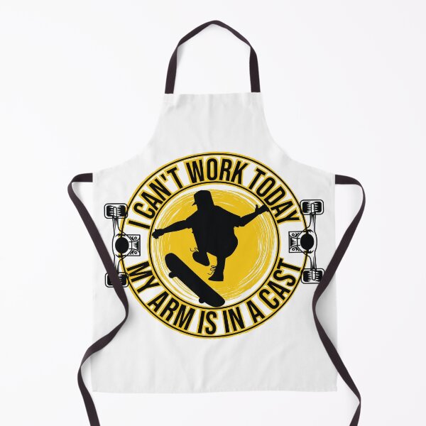 Item preview, I can't Work Today My Arm is in A Cast Funny T-Shirt, skateboarding. designed and sold by elmanchour.
