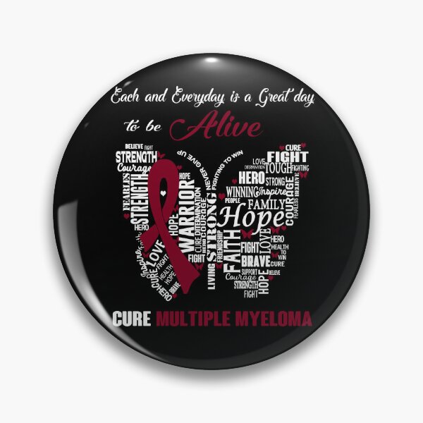 Item preview, Butterfly Ribbon Cure Multiple Myeloma Awareness designed and sold by Tadmab.