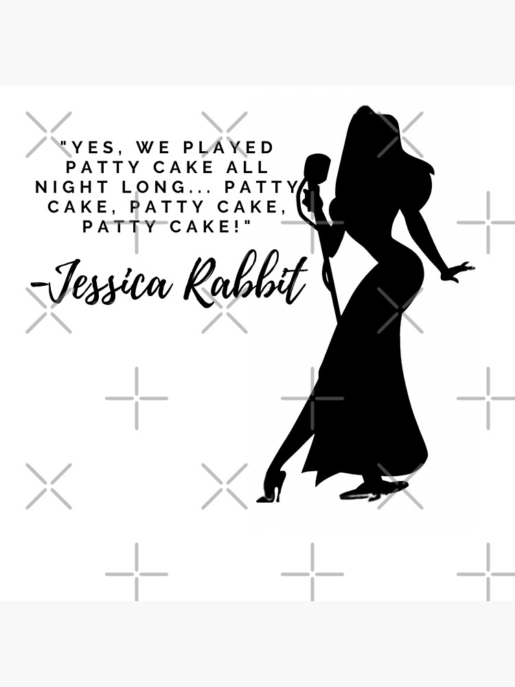 "Patty Cake with Jessica Rabbit from Toon Town Roger Rabbit's wife