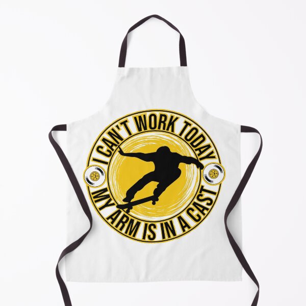 Item preview, I can't Work Today My Arm is in A Cast Funny T-Shirt, skateboarding. designed and sold by elmanchour.