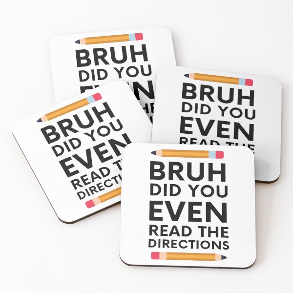 Item preview, BRUH ¿LEÍSTE LAS INSTRUCCIONES? designed and sold by kapiks.
