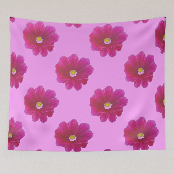 Item preview,   PINK COLOR FUCHSIA FLOWERS PATTERN ART   designed and sold by sharlesart.