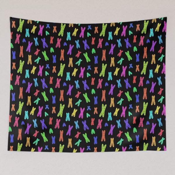 Item preview, Condensed Chromosomes Pattern (Neon Bowling Alley Carpet Ver.) designed and sold by squidego.