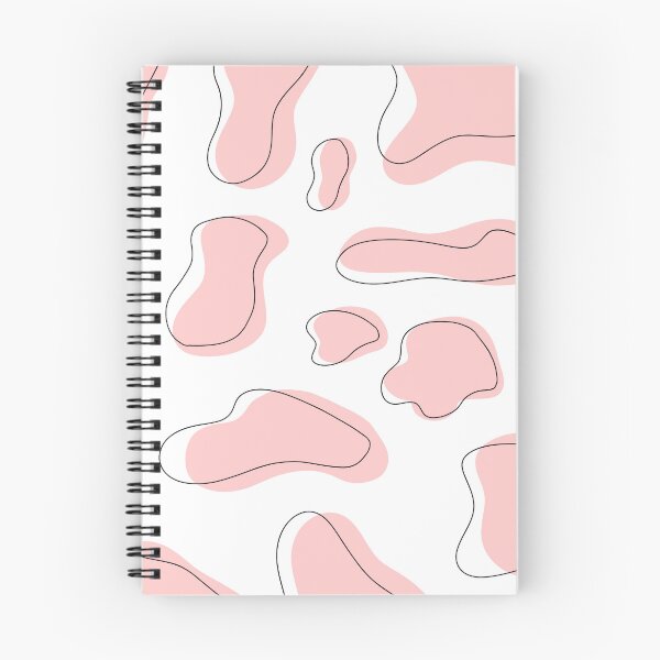 Item preview, Pink Cow Print Spiral Notebook designed and sold by elle-dee-art.