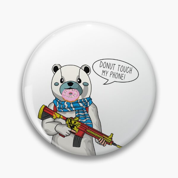 Item preview, Donut Touch My Phone Panda With Gun designed and sold by TheBigShop1.