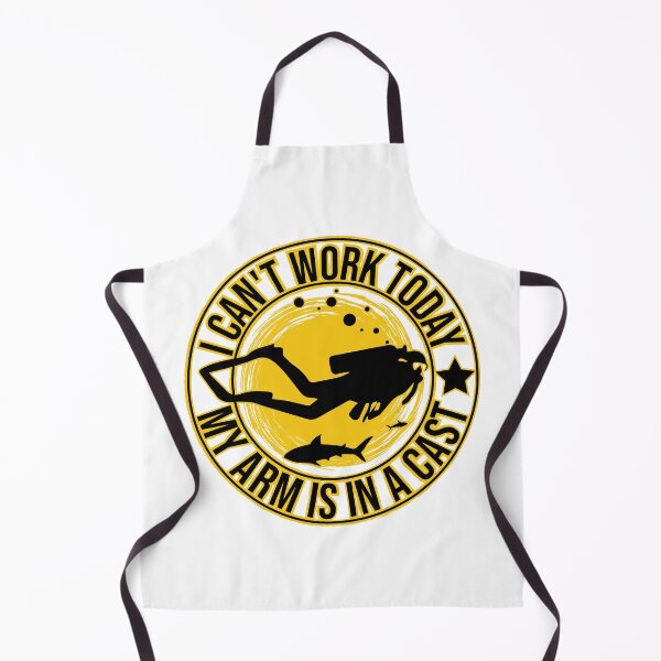 Item preview, I can't Work Today My Arm is in A Cast Funny T-Shirt, diving & snorkeling. designed and sold by elmanchour.