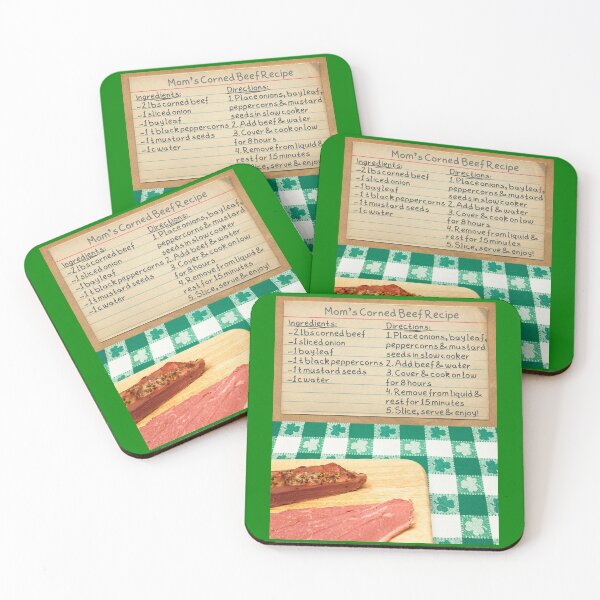 Item preview, Slow Cooker Corned Beef Recipe (For Easy Saint Patrick's Day Reference) designed and sold by DastardLee.