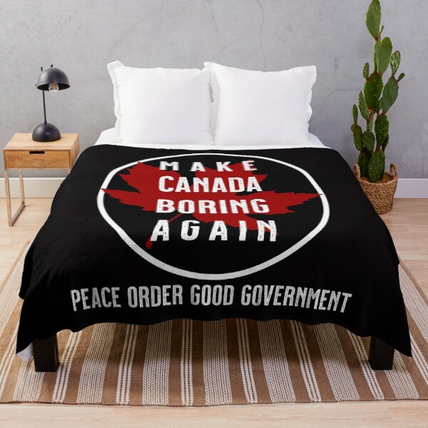 Item preview, Make Canada Boring Again designed and sold by sandpiperstudio.