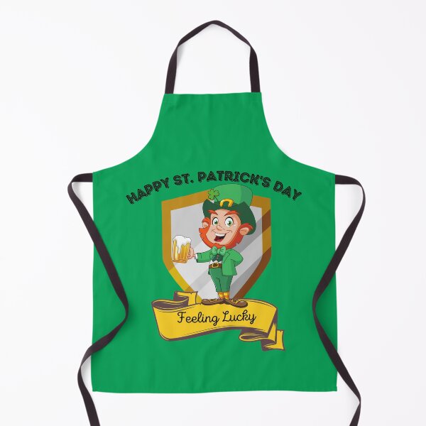 Item preview, Leprechaun in a shield Happy St. Patrick Design designed and sold by KoopTroop ⭐⭐⭐⭐⭐.