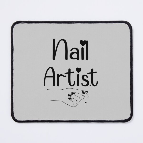 Item preview, Nails Shape Nail Artist Nails Artists Aprons Text Nail Salon Gifts Idea For Womens designed and sold by Dr.YesOrNo.