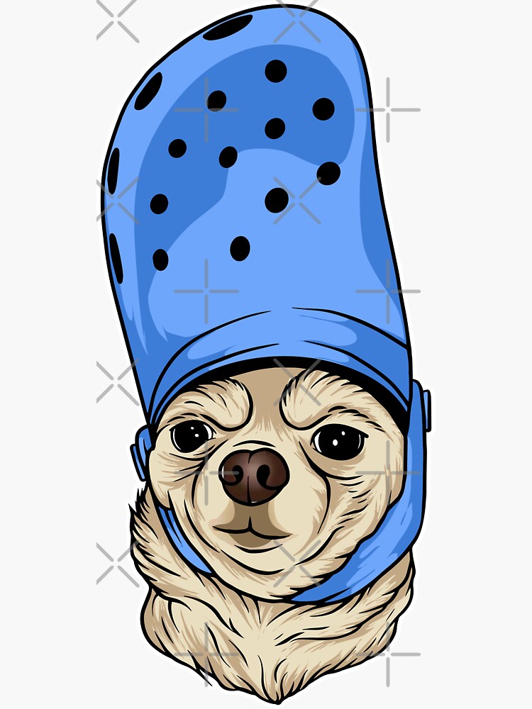 Croc Dog Sticker for Sale by thingsbymer