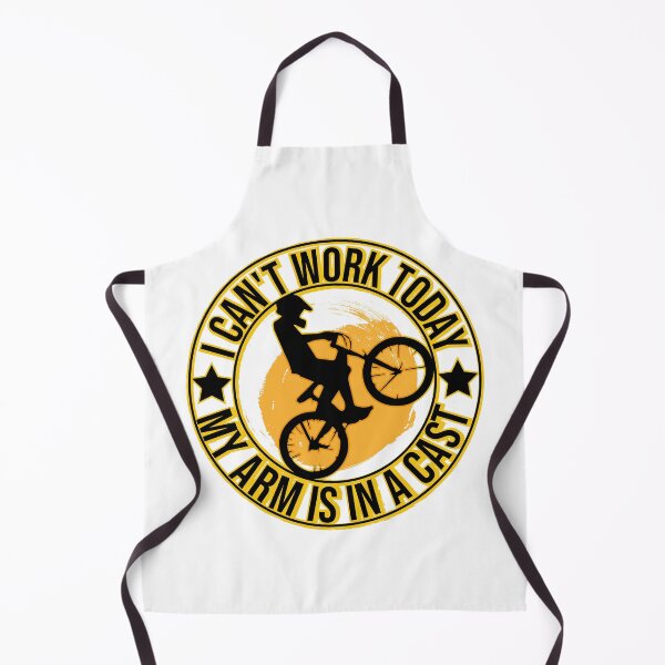 Item preview, I can't Work Today My Arm is in A Cast Funny T-Shirt, biking. designed and sold by elmanchour.