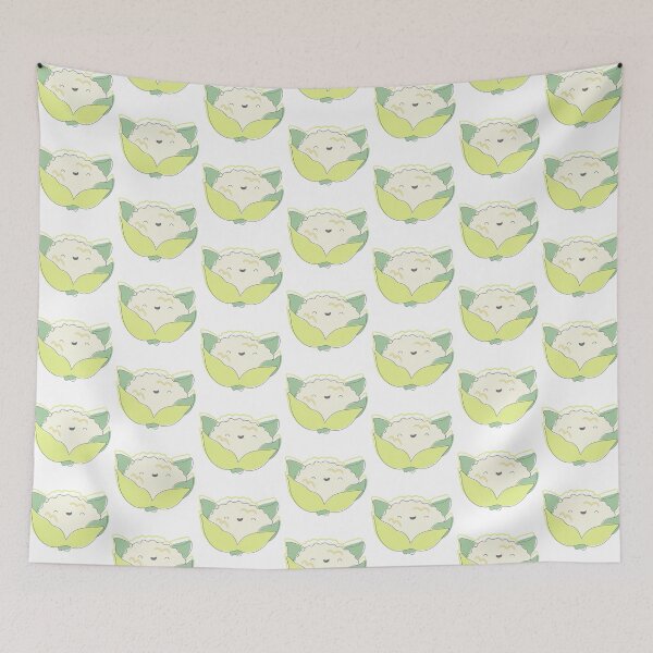 Item preview, Cute Kawaii Cauliflower designed and sold by greenoriginals.