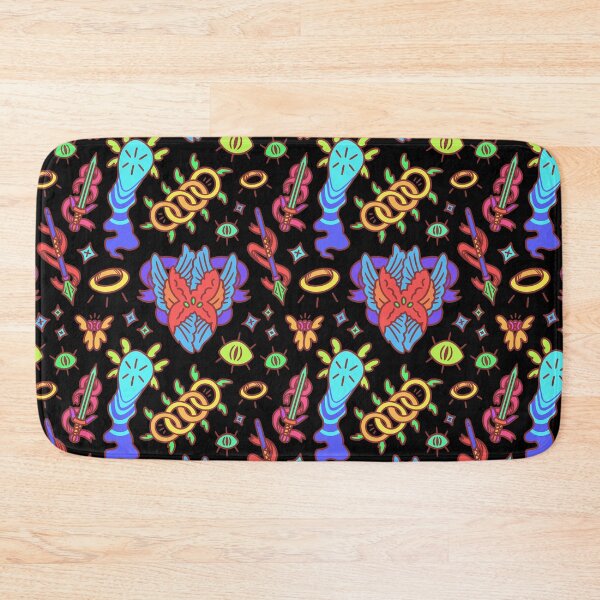 Item preview, Pastel Angel Pattern (Neon Bowling Alley Carpet Ver.) designed and sold by squidego.