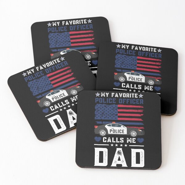 Item preview, Dad Super Daddy Police Father Gift designed and sold by DadJokeDescript.
