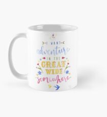 Beauty and the Beast Adventure Typography Mug