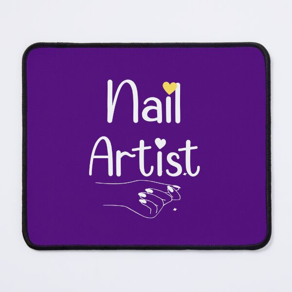 Item preview, Nails Shape Nail Artist Nails Artists Aprons Text Nail Salon Gifts Idea For Womens designed and sold by Dr.YesOrNo.