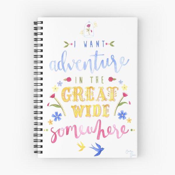 Item preview, Beauty and the Beast Adventure Typography designed and sold by courtneysummer.